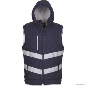 YHV007 - Hi-Vis hooded bodywarmer "Kensington"