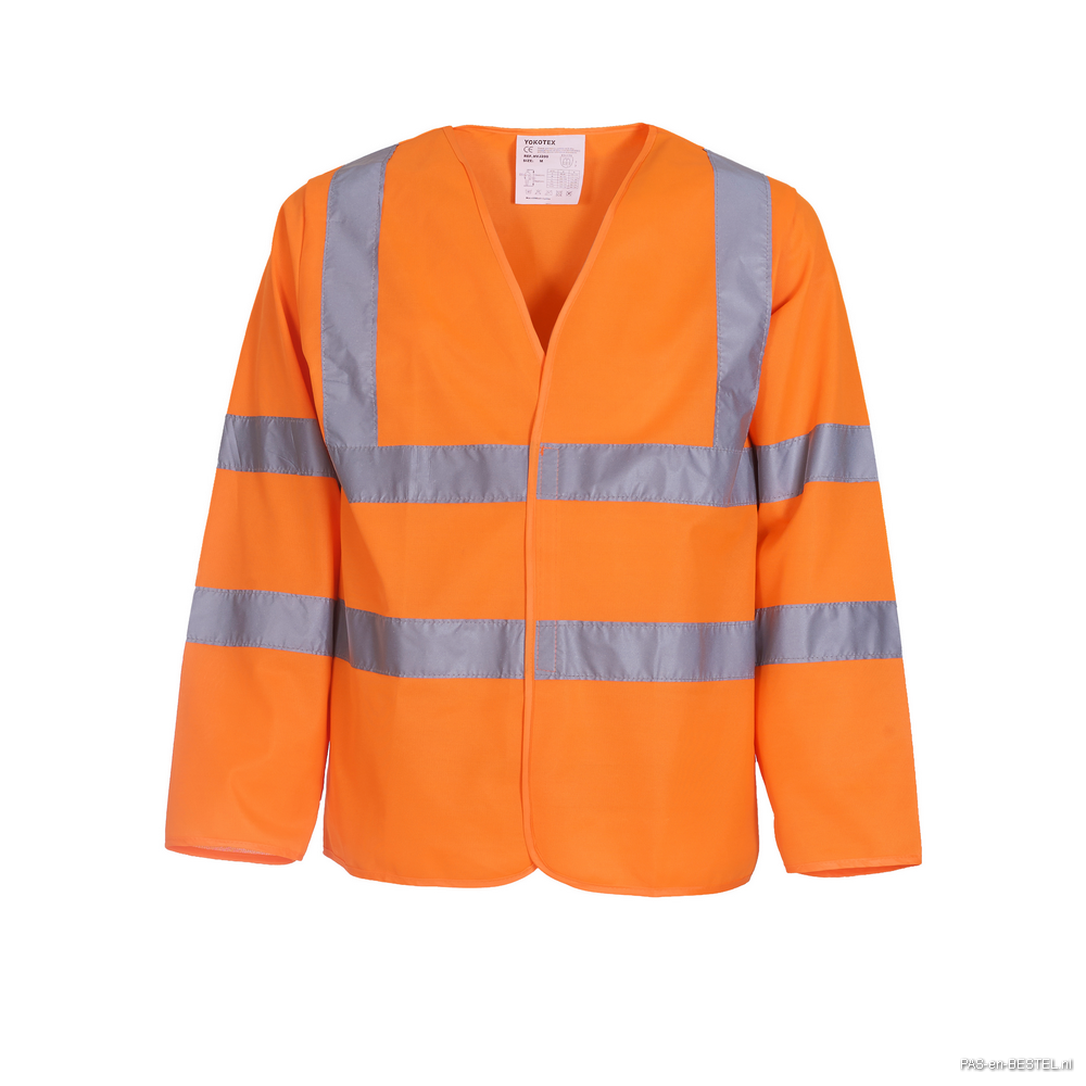 YHVJ200 - Hi-Vis hesje met lange mouwen