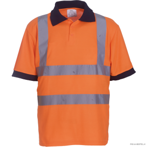YHVJ210 - Hi-Vis Polo met korte mouwen