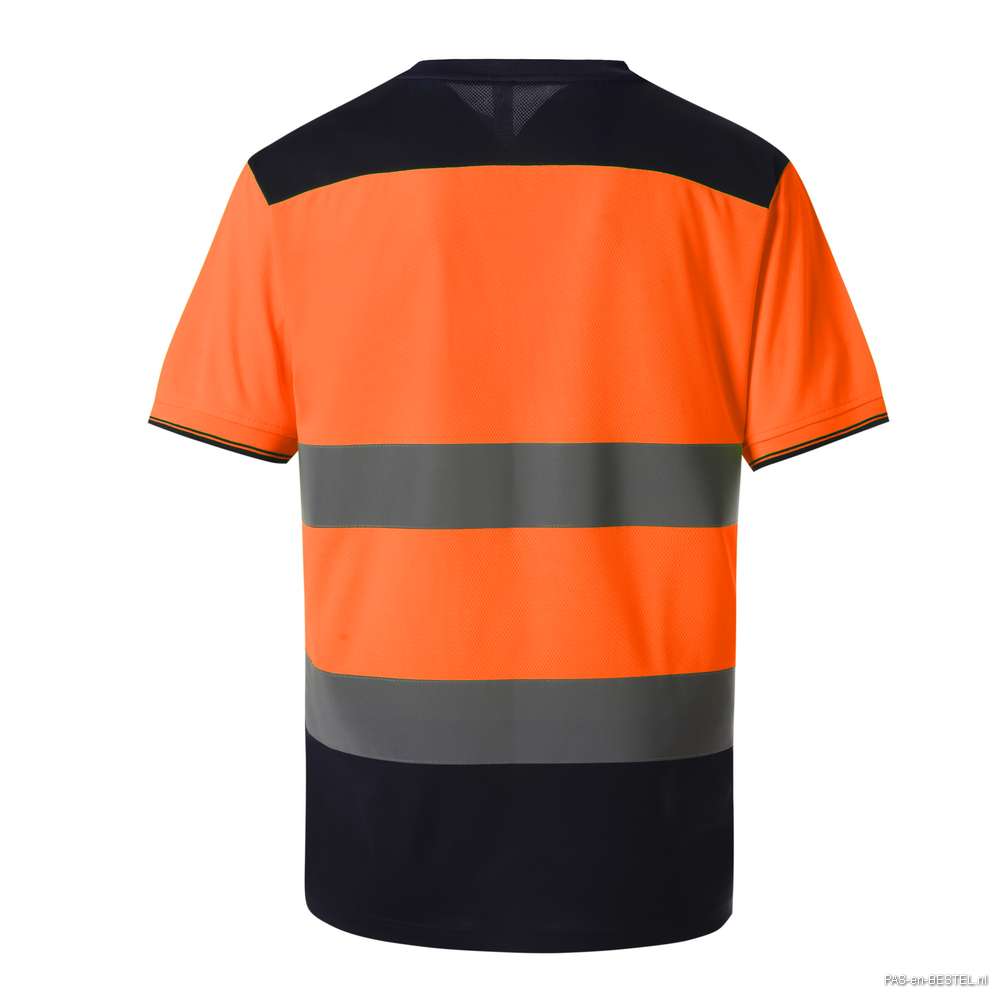 YHVJ400 - Tweekleurig Hi-Vis T-shirt - Afbeelding 2