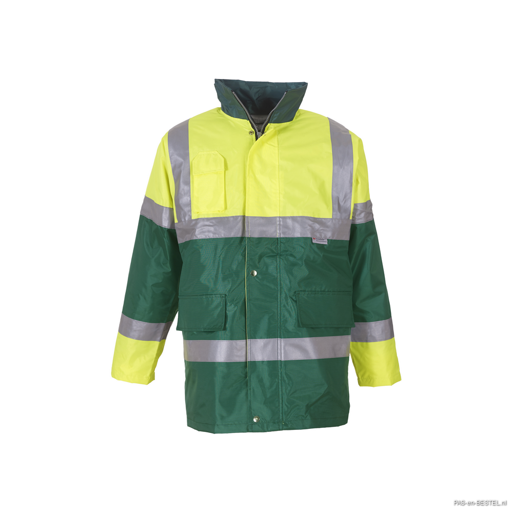 YHVP303 - Contrasterende Hi-Vis jas