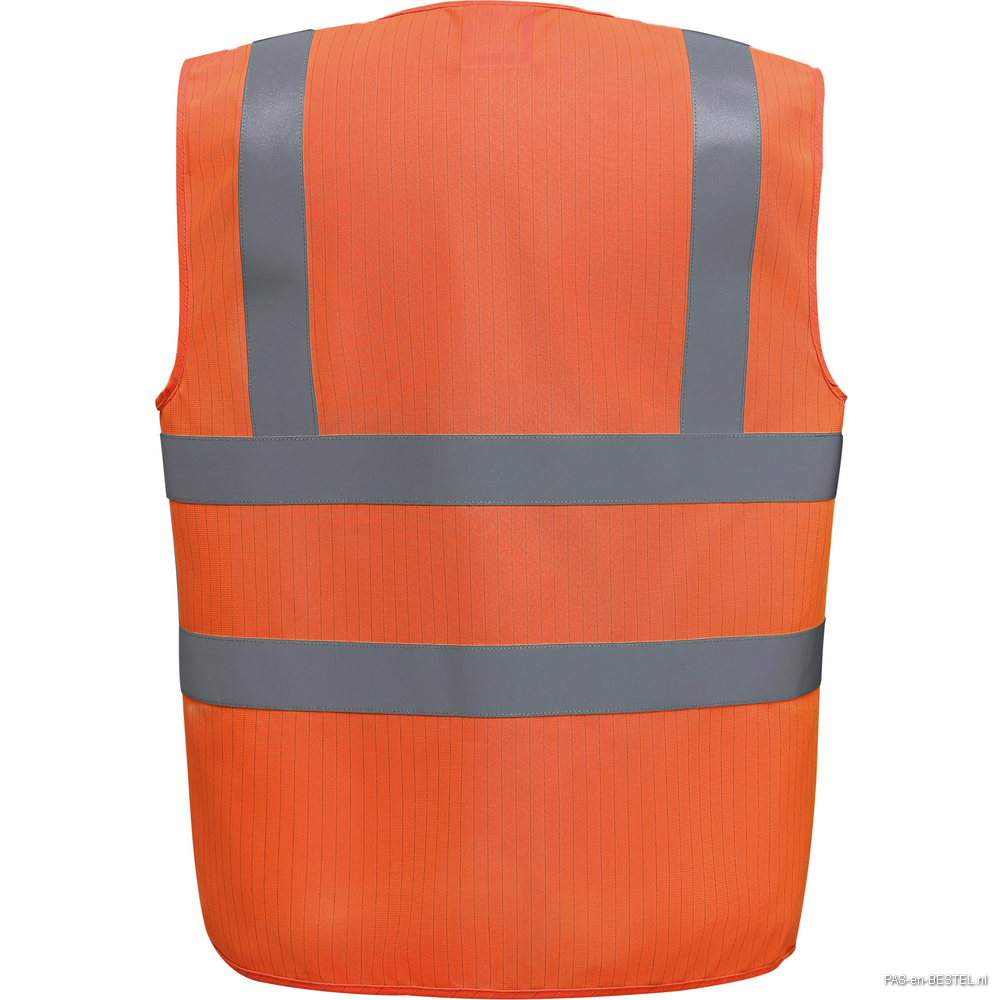 YHVW100ASFR - High Visibility, Anti-Static And Flame Retardant Gilet - Afbeelding 2
