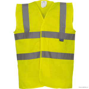 YHVW120 - Hi-Vis hesje van gerecycled gaas