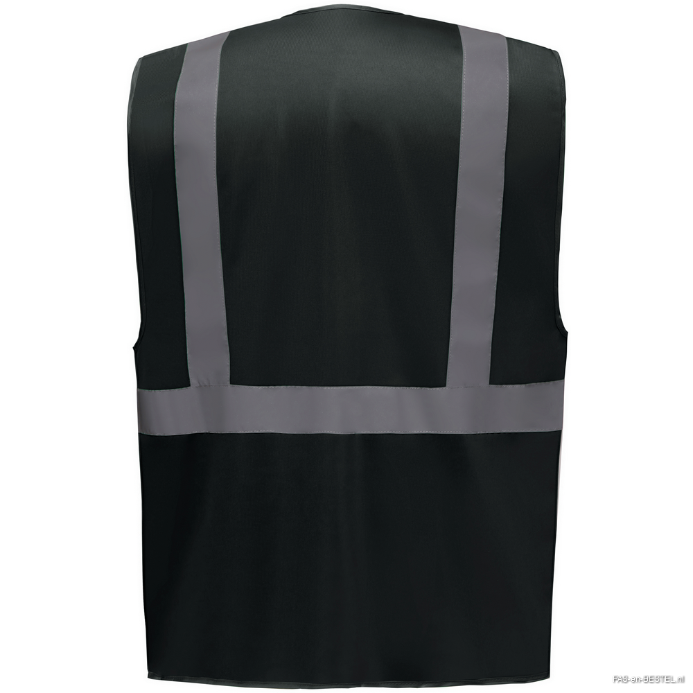 YHVW801 - Hi-Vis multifunctioneel executive vest met rits - Afbeelding 2