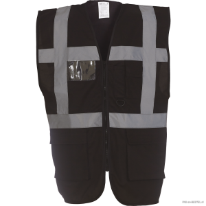 YHVW801 - Hi-Vis multifunctioneel executive vest met rits